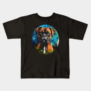 Boxer Earth Day Kids T-Shirt
